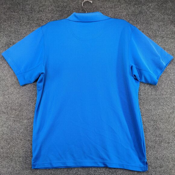 Columbia Omni-Shade Men's Polo Shirt Blue XL Short Sleeve Sun Protection - Picture 8 of 14